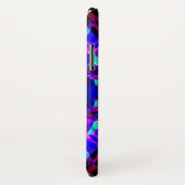 青と赤の万華鏡のように千変万化するパターン Case-Mate iPhoneケース (裏面/右)