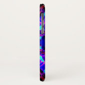 青と赤の万華鏡のように千変万化するパターン Case-Mate iPhoneケース (裏面/左)