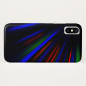 青と赤の光線 Case-Mate iPhoneケース (裏面(横))