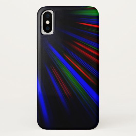 青と赤の光線 Case-Mate iPhoneケース (裏面)