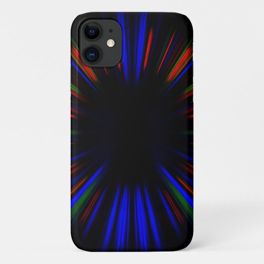 青と赤の光線 Case-Mate iPhoneケース (裏面)