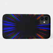 青と赤の光線 Case-Mate iPhoneケース (裏面(横))