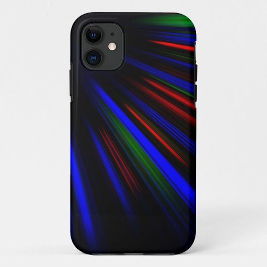 青と赤の光線 Case-Mate iPhoneケース (裏面)