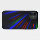 青と赤の光線 Case-Mate iPhoneケース (裏面(横))