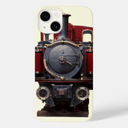 青と赤の列車 Case-Mate iPhoneケース (裏面)