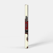 青と赤の列車 SAMSUNG GALAXYケース (右側面)
