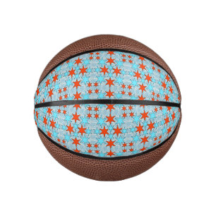 青と赤の星型 ミニバスケットボール