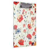 青と赤の水色の花 クリップボード (右)