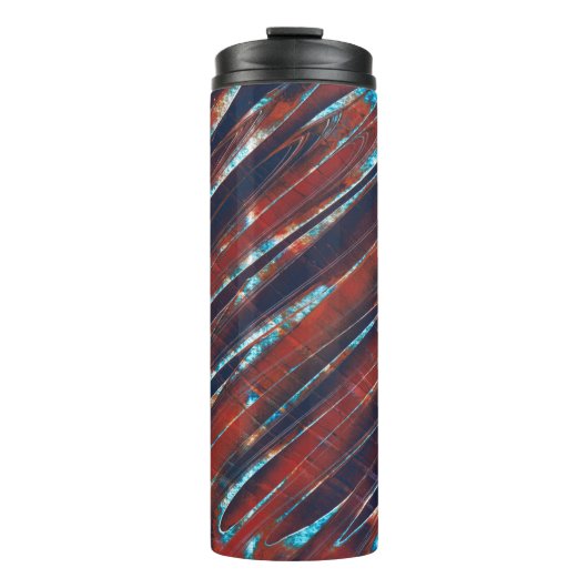 青と赤の緩和曲線 タンブラー (正面)