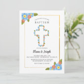 青と赤の花と交差 招待状 (スタンド正面)