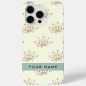 青と赤の花、ブルー、あなたの名前 Case-Mate iPhoneケース (裏面)