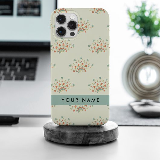 青と赤の花、ブルー、あなたの名前 Case-Mate iPhoneケース