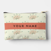 青と赤の花、赤、あなたの名前 アクセサリーポーチ (裏面)