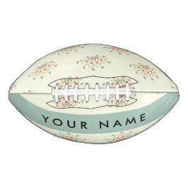 青と赤の花、青、あなたの名前 アメリカンフットボール