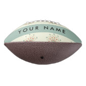 青と赤の花、青、あなたの名前 アメリカンフットボール (回転270)