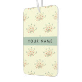 青と赤の花、青、あなたの名前 カーエアーフレッシュナー (左)