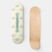 青と赤の花、青、あなたの名前 スケートボード (正面)