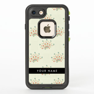 青と赤の花、黒、あなたの名前