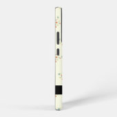 青と赤の花、黒、あなたの名前 SAMSUNG GALAXYケース (右側面)