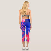 青と赤の観覧車 カプリレギンス (裏面)