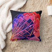 青と赤の観覧車 クッション (ブランケット)