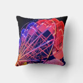 青と赤の観覧車 クッション (裏面)