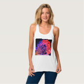 青と赤の観覧車 タンクトップ (正面フル)