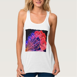 青と赤の観覧車 タンクトップ