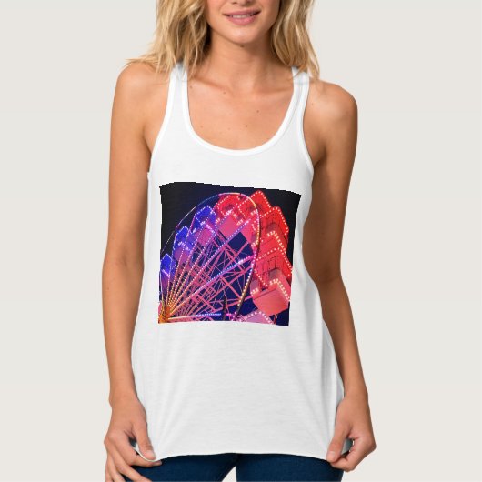 青と赤の観覧車 タンクトップ (正面)