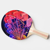 青と赤の観覧車 卓球ラケット (横)