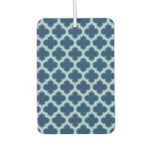 青と赤の青のトレリス、ラティス、クローバー カーエアーフレッシュナー (正面)