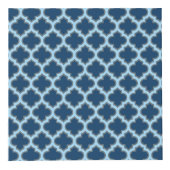 青と赤の青のトレリス、ラティス、クローバー フォトキューブ (右)