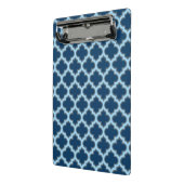 青と赤の青のトレリス、ラティス、クローバー ミニクリップボード (アングル2)