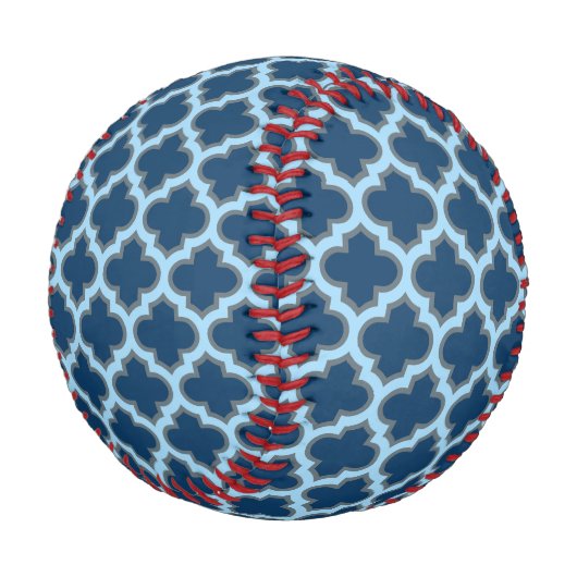 青と赤の青のトレリス、ラティス、クローバー 野球ボール (アングル)