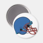 青と赤ヘルメット マグネット (正面/裏面)