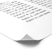 青と赤面のバラ ポスター (角)