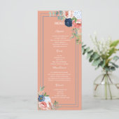 青と赤面のバラ メニュー (スタンド正面)