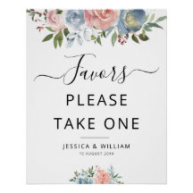 青と赤面の花の好意サイン