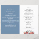 青と赤面フローラキンセアニェラプログラム (裏面)