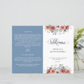 青と赤面フローラキンセアニェラプログラム (スタンド正面)