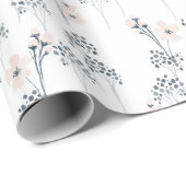 青と赤面包装紙 ラッピングペーパー (ロールコーナー)