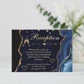 青と金の偽の輝きを帯びた瑪瑙の受付 エンクロージャーカード (スタンド正面)