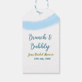 青と金の水彩　バブルとブルン　ブライダルシャワー ギフトタグ (裏面)