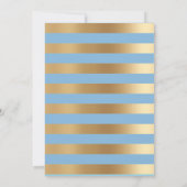 青と金の航海の招待状 招待状 (裏面)