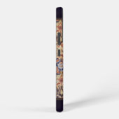 青と金の花 SAMSUNG GALAXYケース (右側面)