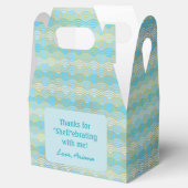 青と金ゴールドのいかり優先ボックス フェイバーボックス (オープン)