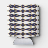 青と金ゴールドのボウタイ 缶クーラー (裏面)