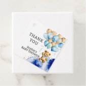 青と金ゴールドの抽象芸術王室のを心から待つ フェイバータグ (インサイチュ)