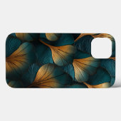 青と金ゴールドの波 Case-Mate iPhoneケース (裏面 (横))