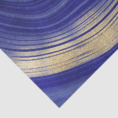 青と金ゴールドの瑪瑙パターン 薄葉紙 (詳細)